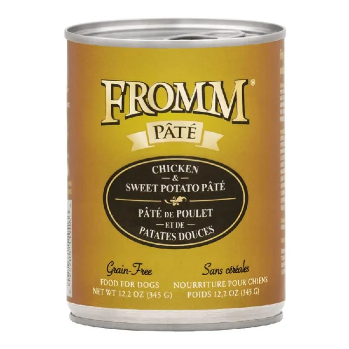Fromm Can Ckn & Sw Pot Pate' 12.2-oz