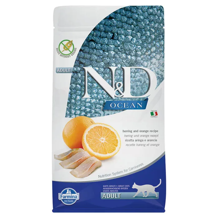 Farmina Cat Ocean - Herring & Orange Adult 11-lb.