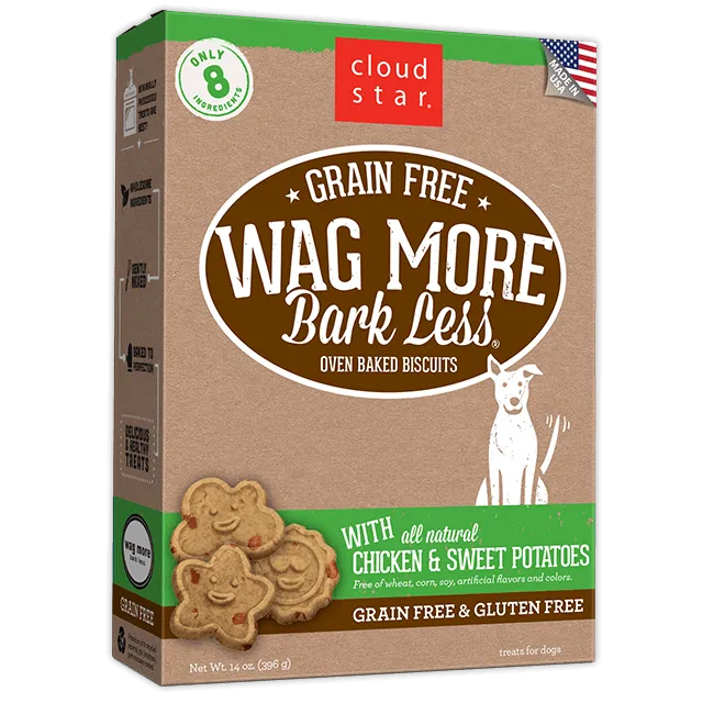 Bark Less Oven Baked Gf Chkn & Swt Potes Trt 14-oz
