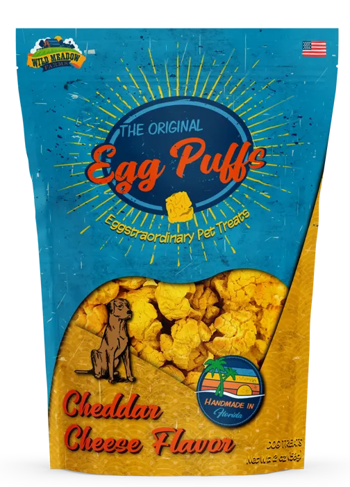 Wild Meadow Farms Dog Egg Puffs Cheese 2-oz