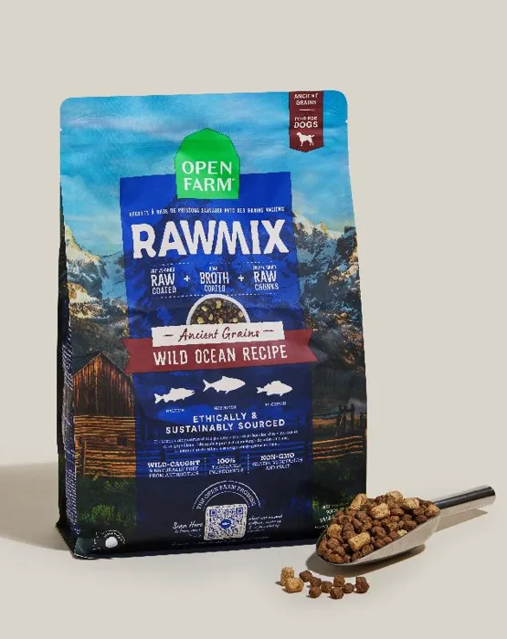 OF Dog RawMix Wild Ocean (Slmn/Whitefish/Rockfish) Anc Grain 20#