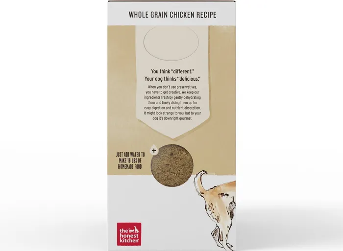 Whole Grain Chkn Recipe Dehydrated Dog Food 4-lb