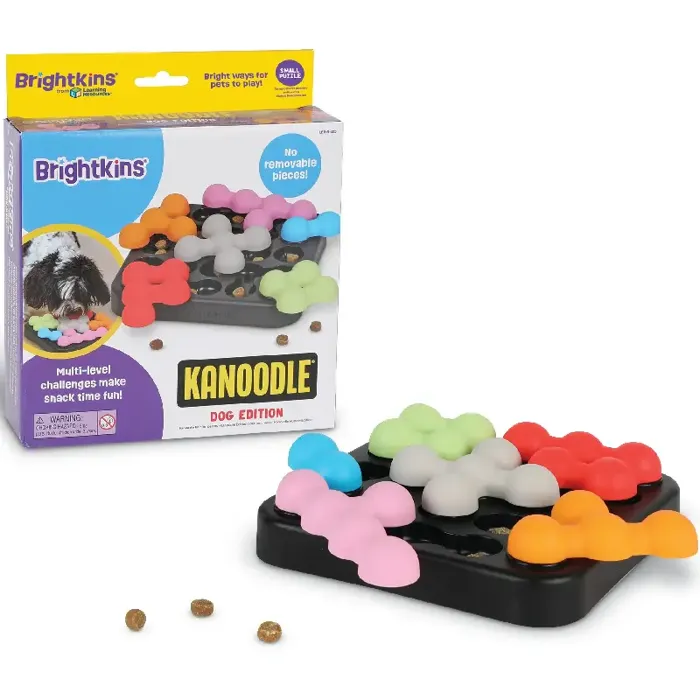 Brightkins Kanoodle Dog Edition Small treat puzzle package