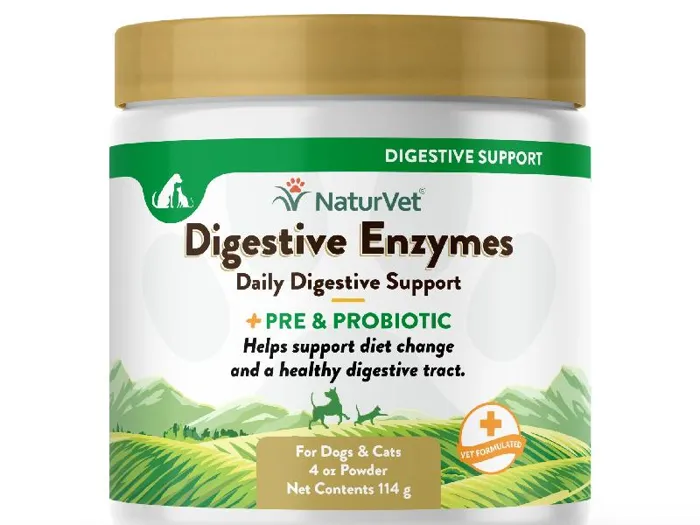 Naturvet Digestive Enzymes & Probiotics 4-oz