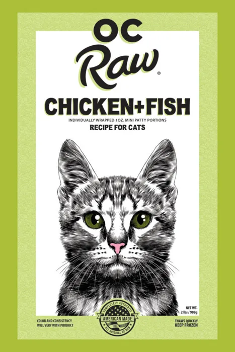 OC Raw Cat Chicken & Fish Recipe  2#