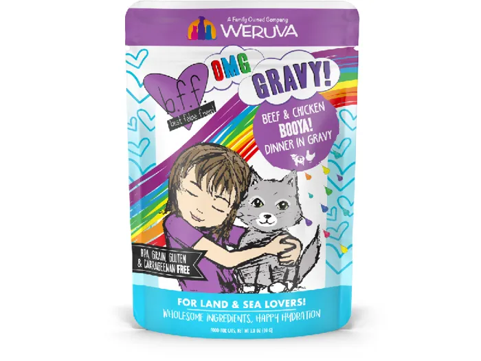 Weruva Cat OMG Pch Booya Bf Ckn 2.8-oz