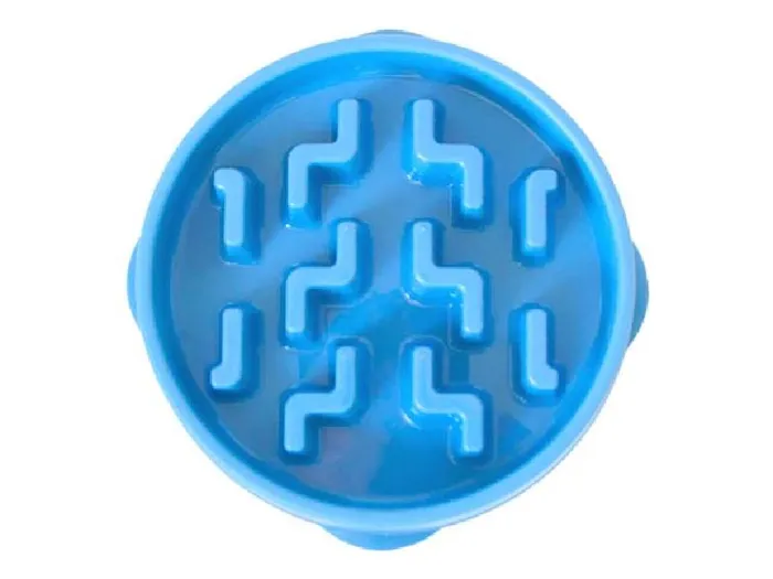 Outward Hound Fun Feeder Slo-Bowl Blue MD