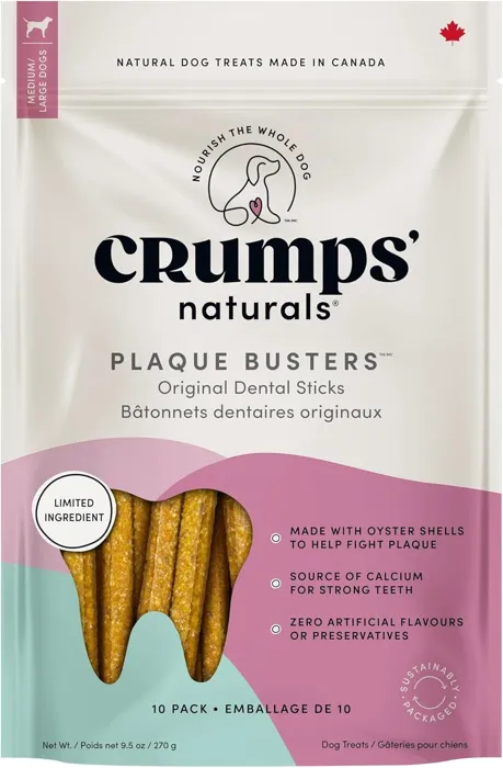 Crumps' Naturals Plaque Busters Original 7" 10pk
