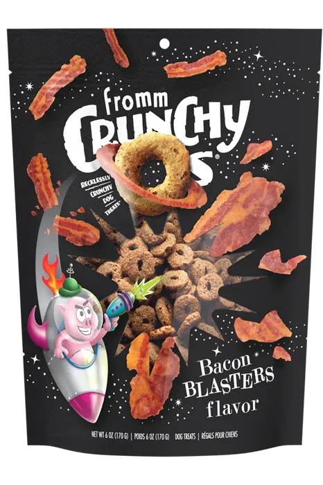 Fromm Treat Crunchy O Bacon Blasters 6-oz
