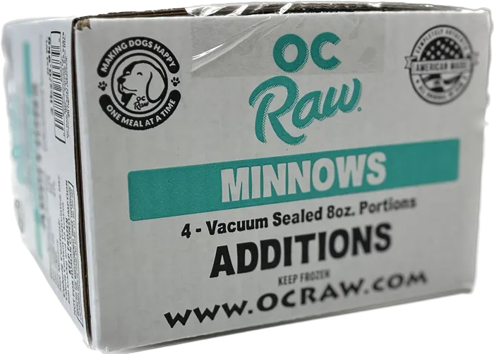 Oc Raw Dog Frozen Minnows 2-lbs