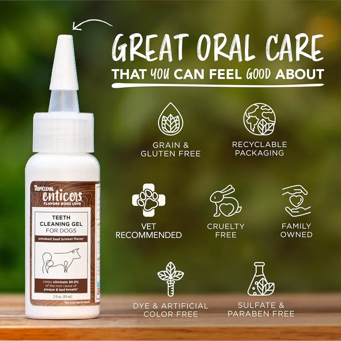 Tropiclean Enticers Dental Gel Bf 2-oz