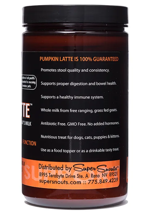 Super Snouts Pumpkin Latte 10oz