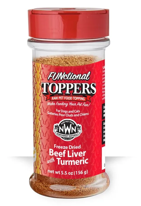 Northwest Toppers Beef Liver & Turmeric 4.5-oz