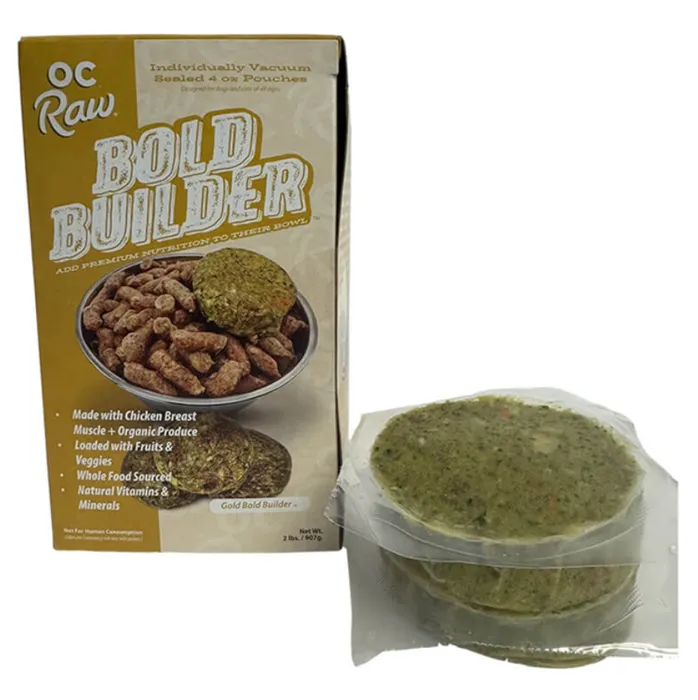 OC Raw Frzn Bold Builder Gold Chkn 2#