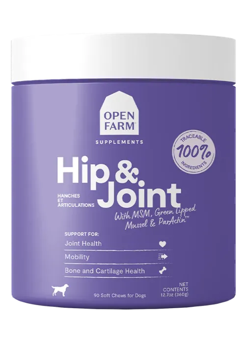 Open Farm Supplement Hip & Joint Chews 90-ct