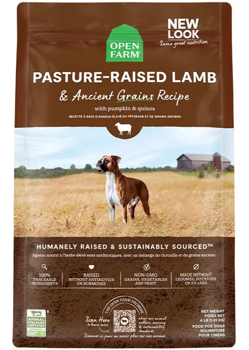 Open Farm Dog Dry Lamb Ancient Grain 22#