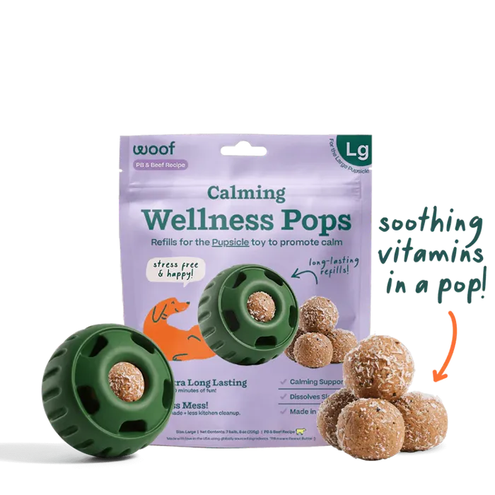 Woof Treat Pops Refill Calming LG