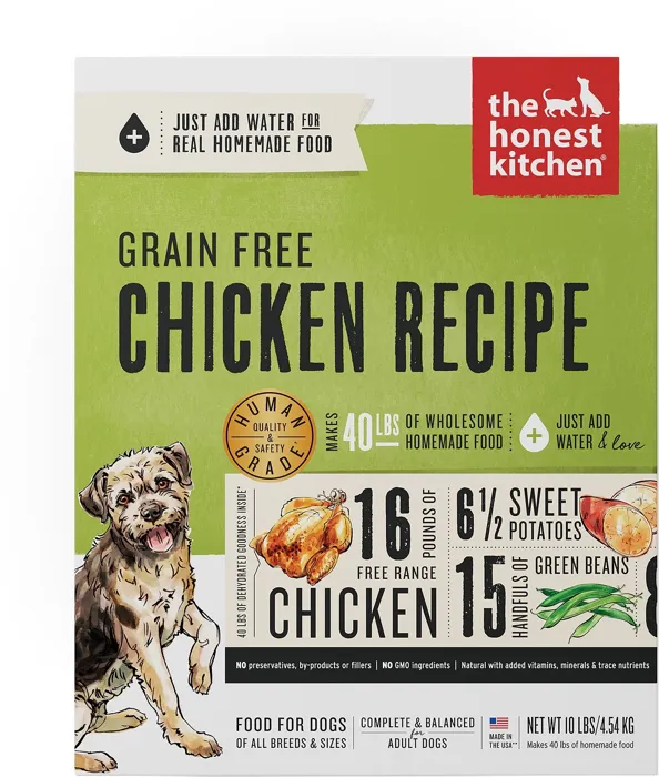 Gf Chicken Recipe Dehydrated Dog Food 10-lb