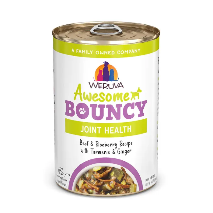 Weruva Dog Awesome Bouncy Bf/Rice 14-oz