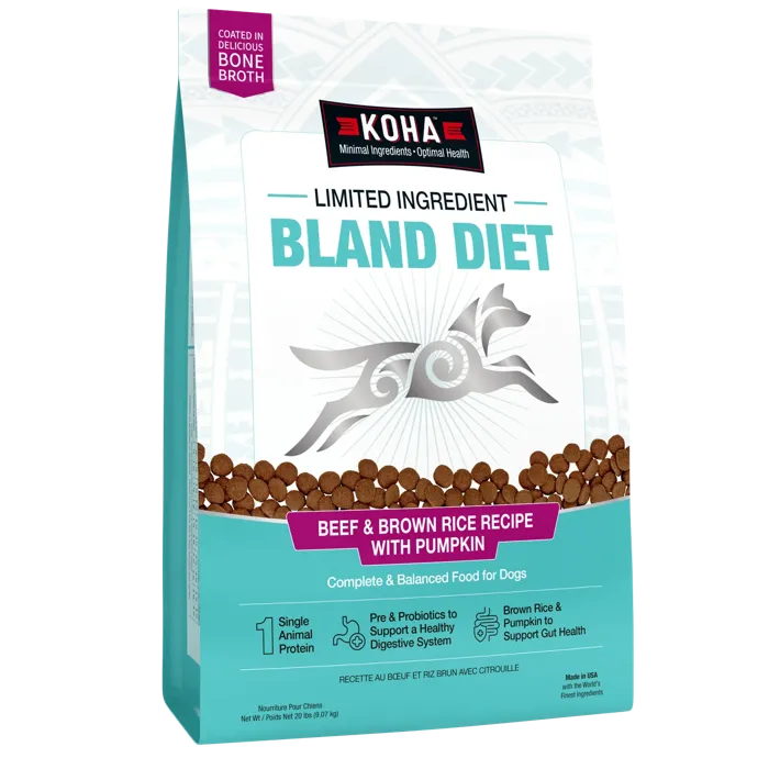 Koha Dog Beef & Rice Bland Diet 20#