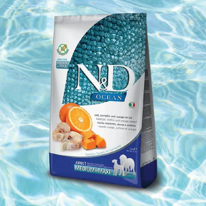 FA Dog Ocean Codfish & Orange Med/Maxi 26.4#
