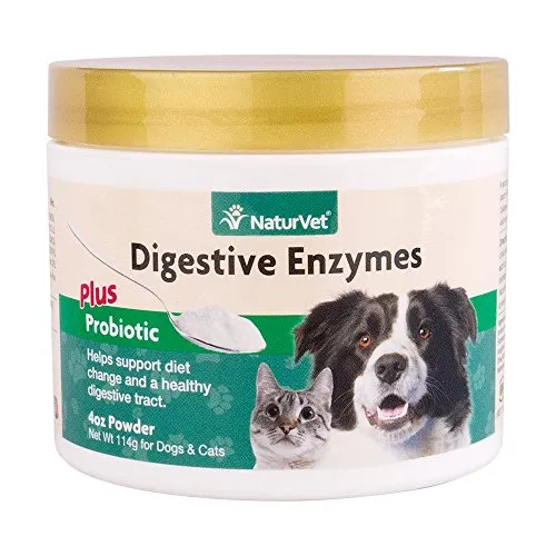 Naturvet Digestive Enzymes & Probiotics 8 Oz
