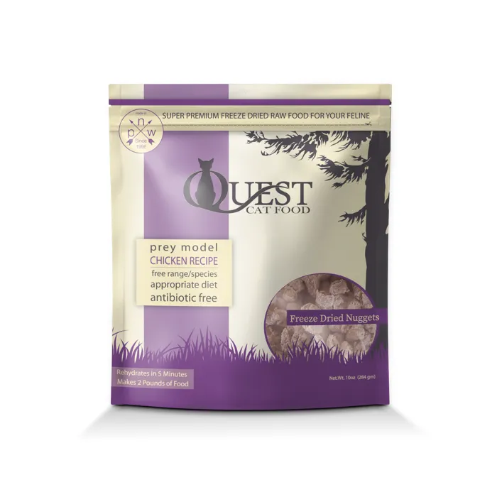 SRF Cat Quest Nuggets Ckn FD 10-oz
