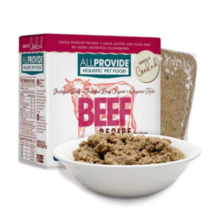 All Provide Frozen Gently Cooked Beef 2#