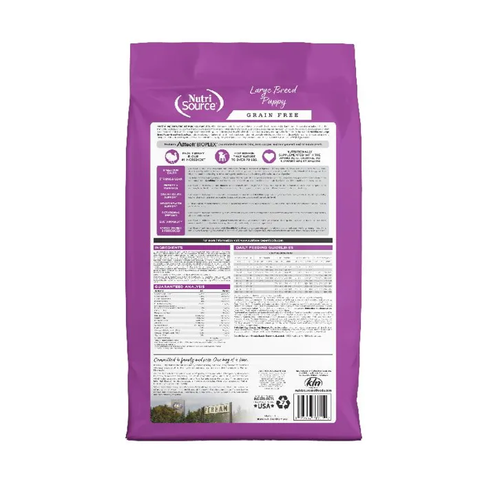 Dry Grain Free Puppy Large Breed - 26lb