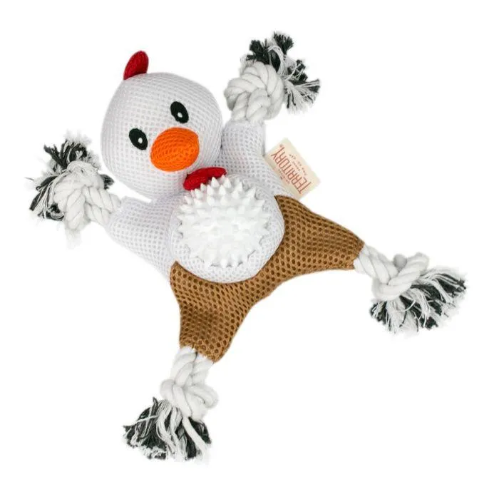 Tall Tails Toy Territory 2in1 Farm Friend Ckn 10"