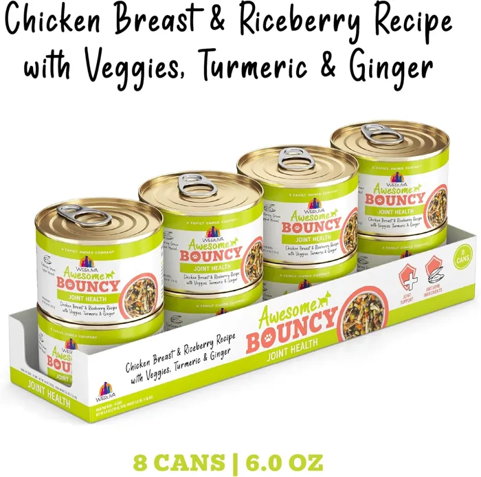 Weruva Dog Awesome Bouncy Ckn/Veggie 6-oz