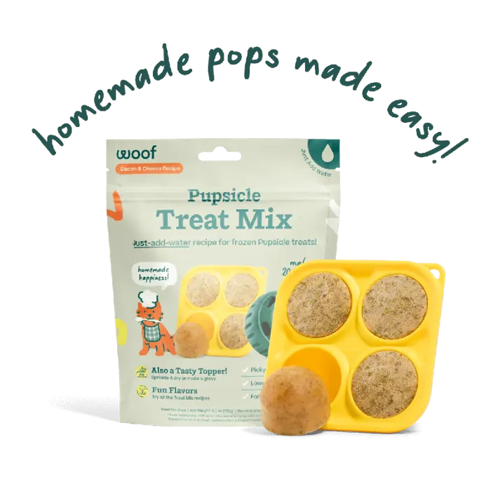 Woof Pupsicle Treat Mix Bacon + Cheese 5.5oz