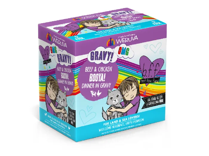 Weruva Cat OMG Pch Booya Bf Ckn 2.8-oz