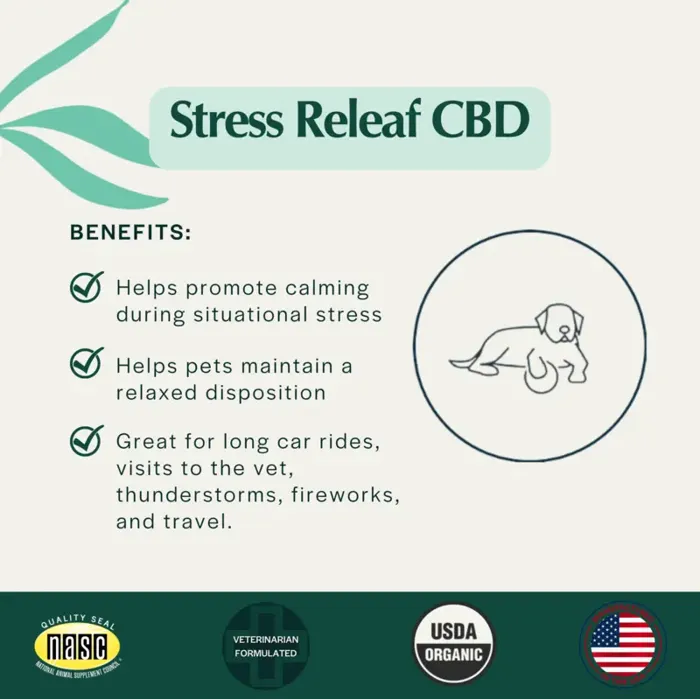 Pet Releaf Stress Releaf 600-mg Hemp Oil 1-oz