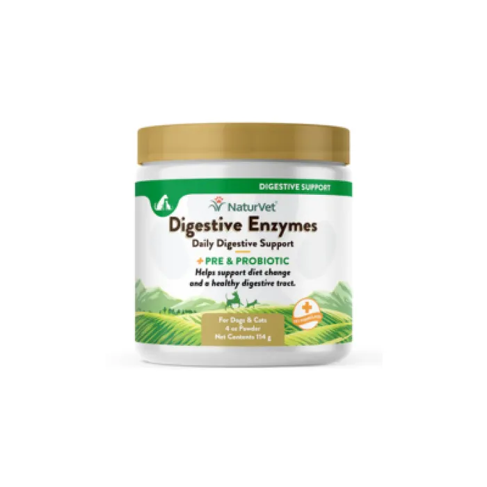 Naturvet Digestive Enzymes & Probiotics 8 Oz