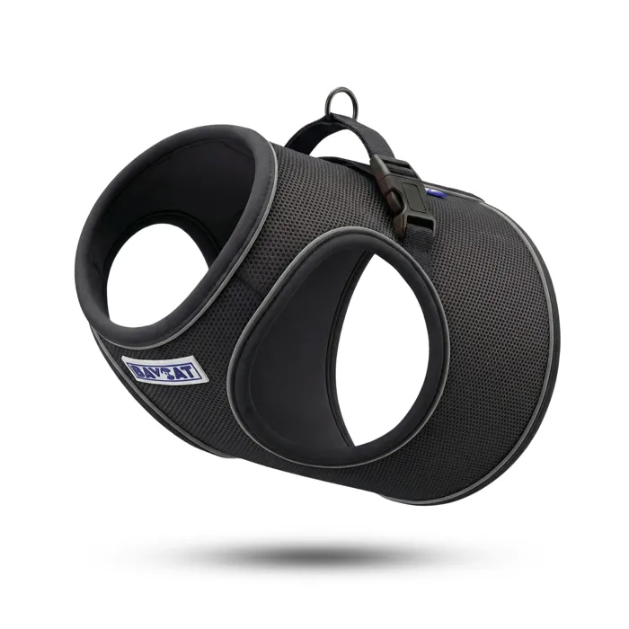 Baycat Harness + Leash Covert Black Small harness