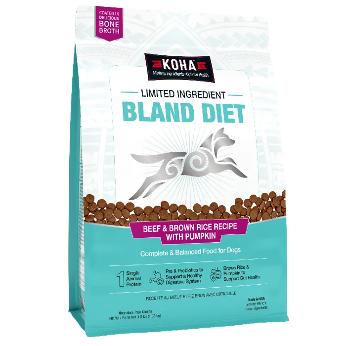 Koha Dog Lid Bland Diet Beef Brown Rice 20lb