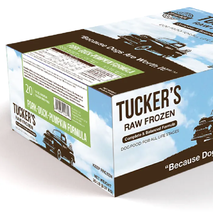 Tucker's Frozen Food Pork Duck Pumpkin 20#
