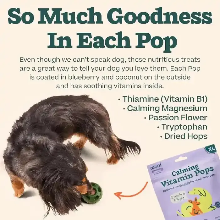 Woff Small Pops Beef Calming 6.5 Oz