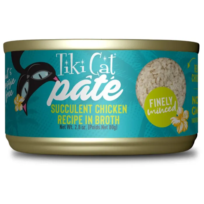 Tiki Cat Luau Succulent Chicken Pate 2.8oz