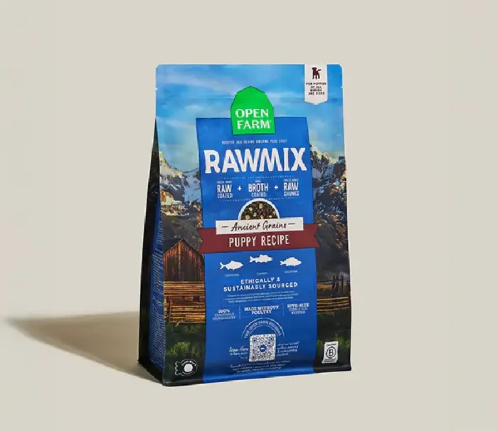 Open Farm RawMix Puppy Ancient Grains fish 3.5-lb front bag