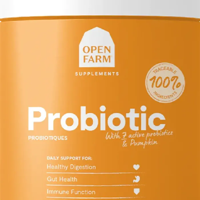 Open Farm Dog Supplement Probiotic Chews 90-ct