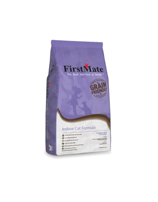 First Mate Grain Friendly Indoor Cat Formula 11 lb bag front view