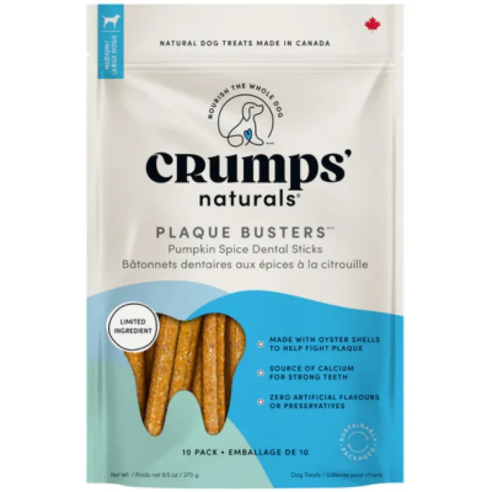Crumps' 7" Plaque Busters Pumpkin Spice 30pk