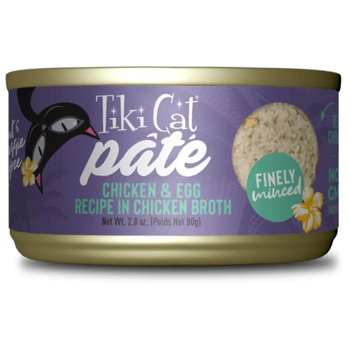 Tiki Cat Luau Ckn w/Egg Pate Can 2.8-oz