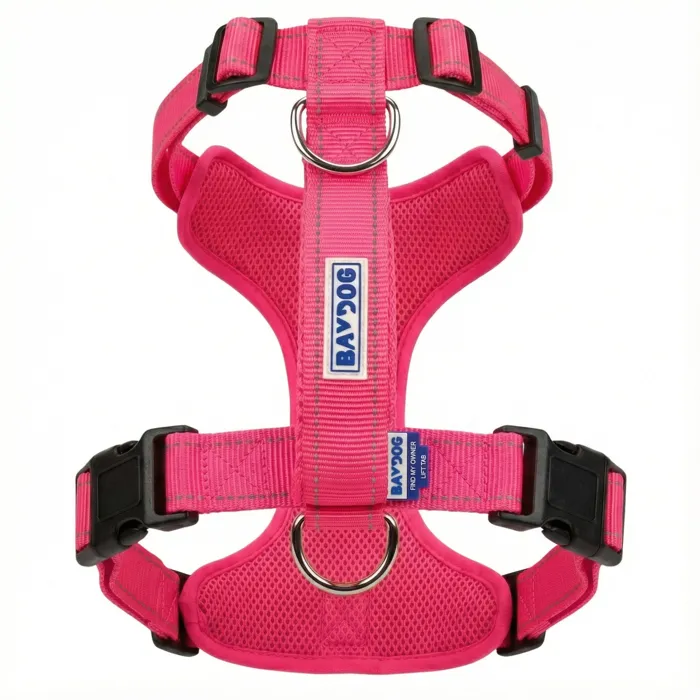 Bay Dog Chesapeake Harness Sunset Pink back view