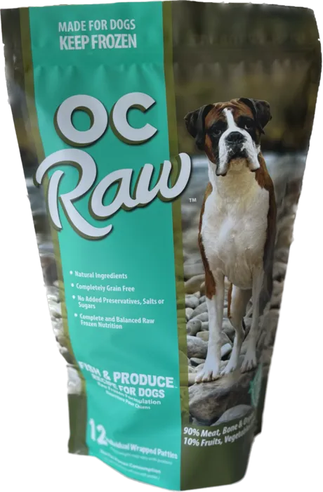 OC Raw Frzn Fish & Produce Patties 6#