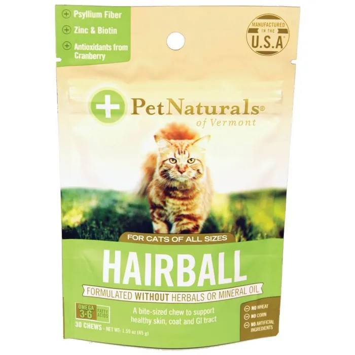 Pet Naturals Cat Soft Chews Hairball 30ct
