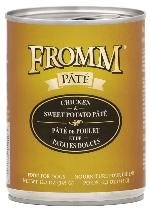 Fromm Can Ckn & Sw Pot Pate' 12.2-oz