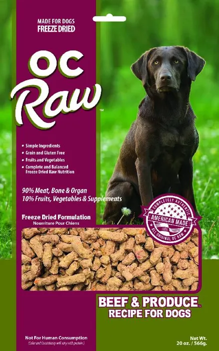 OC Raw Beef & Produce Rox FD 20oz